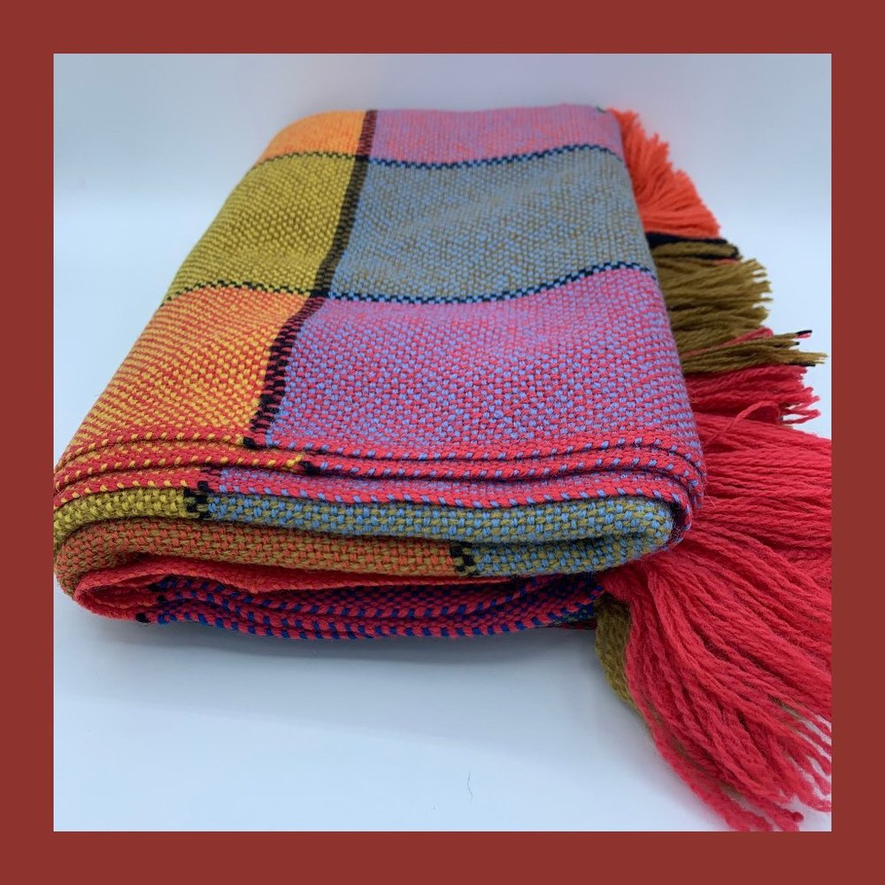 Churchill Weavers 100% Wool Throw Blanket